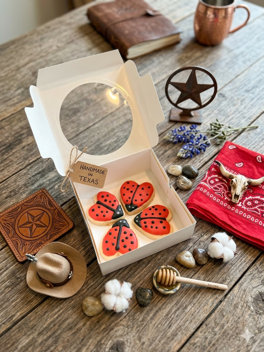 Ladybug Crumb Box (8-Cookies)